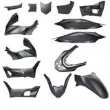 Honda Pcx Grenaj Seti Mat Siyah Komple Renkli Yan Sanayi 2021-2024