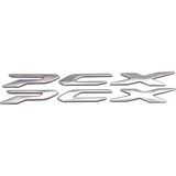 Honda Pcx Kabartmalı Sticker Solmayan Etiket Takımı Gümüş - Tek Ebat