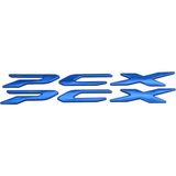 Honda Pcx Kabartmalı Sticker Solmayan Etiket Takımı Mavi - Tek Ebat