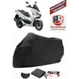 Honda PCX150 Branda Siyah Motosiket Brandası Motor Örtüsü Çadır Su Geçirmez Motosiklet Kılıfı Motor Brandası,lastikli,taşıma Torbalı - Arka Çanta UYUMSUZ
