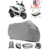 Honda PCX150 Gri Motorsiket Brandası Motor Örtüsü Çadır Su Geçirmez Motosiklet Kılıfı Motor Brandası - Gri- Arka Çanta UYUMSUZ