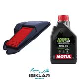 Honda Spacy Alpha Motul Yağ Ve Hava Filtre Bakım Seti Bs0036