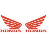Honda Uyumlu İçin Uyumlu Aksesuar Oto Motorsiklet Kask Sticker Set Kırmızı