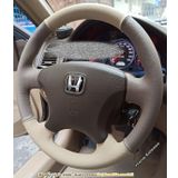 Honda VTEC 2 Kasaya Uyumlu Araca Özel Direksiyon Kılıfı (Kahverengi Krem)