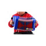 HONER 3 Bas Mavi Renk Körüklü Çocuk Boy Mini Akordeon Çerkez Mızıkası