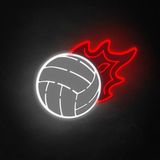 Honey Concept Alevli Voleybol Topu Neon LED