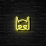 Honey Concept Batman Neon LED Duvar Yazısı Dekoratif Duvar Aydinlatmasi Gece Lambası
