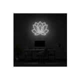 HONEY CONCEPT Lotus Çiçeği Çiçek Neon Led Duvar Yazısı Dekoratif Duvar Aydinlatmasi Gece Lambası