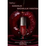 HONEY MONDAY Dolgun, Nemli, Pürüzsüz, Parlak Dudaklar için UV Filtreli Hyaluronik Asit Bitkisel Yağlar İçeren Kirazlı Dudak Yağı 6 ml