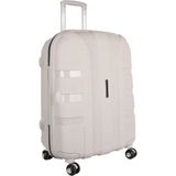 Honey Suit Case Polipropilen Silikon Kırılmaz Valiz Tekli - Büyük Boy - Bej