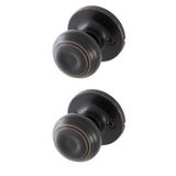 Honeywell 8101403 Klasik Geçiş Kapı Tokmağı, Yağlı Boya Bronz