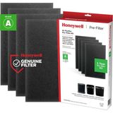 Honeywell HRF-A200 Hava Temizleyici Ön Kit Filtresi, 4'lü Paket - Alerjen Hava Filtresi Toz, Voc, Evcil Hayvan, Mutfak ve Orman Yangını/duman Kokularını Hedefler - Rose