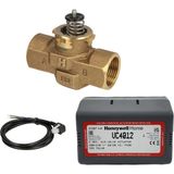 Honeywell VC4012ZZ00 220V On/off Vana Motoru + VCZAP1000 2 Yollu Vana 1” + Molex Kablo Seti