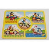 Hongji Ahşap 98266 Puzzle 2 Parça Pimli Bohj98266