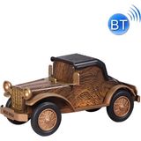 Hongshou A9 Retro Ağaç Damarı Klasik Otomobil Şekli Kablosuz Bluetooth Hoparlör Subwoofer Radyo Taşınabilir Cep Telefonu Mini Speaker Standı Gül Armut (Yurt Dışından) - Gülkurusu