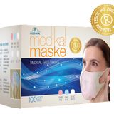 Honka Pembe 100 adet Medikal Maske
