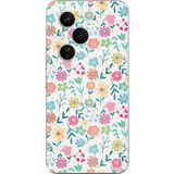 Honor 400 PRO Uyumlu Dekoratif Çiçekler Baskılı Silikon Kılıf