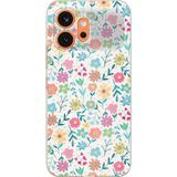Honor 600 Uyumlu Dekoratif Çiçekler Baskılı Silikon Kılıf