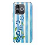 Honor 600 Uyumlu Yaban Mersinleri Baskılı Silikon Kılıf