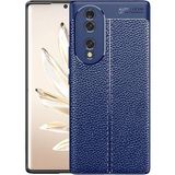 Honor 70 Kılıf Uzun Ömürlü ve Dayanıklı Dermiq Premium Esnek Lüks Silikon Kapak - Midnight Blue