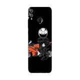 Honor 8C İle Uyumlu Siyah Cool Rider Desenli Silikon Kılıf