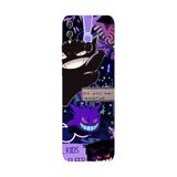 Honor 8C İle Uyumlu Siyah Midnight Glitch Desenli Silikon Kılıf