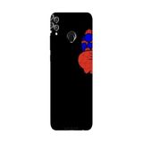 Honor 8C İle Uyumlu Siyah Mini Spider Desenli Silikon Kılıf