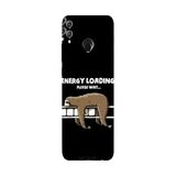 Honor 8C İle Uyumlu Siyah Nap Mod Desenli Silikon Kılıf