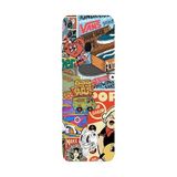 Honor 8C İle Uyumlu Siyah Nostalgia Club Desenli Silikon Kılıf
