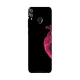 Honor 8C İle Uyumlu Siyah Pink Heart Desenli Silikon Kılıf