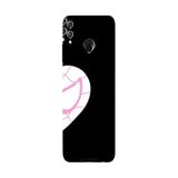 Honor 8C İle Uyumlu Siyah Spider-Woman Desenli Silikon Kılıf