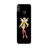 Honor 8C İle Uyumlu Siyah Sun Fairy Desenli Silikon Kılıf