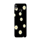 Honor 8C İle Uyumlu Siyah Sunny Dots Desenli Silikon Kılıf