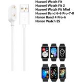 Honor Choice Watch / Oppo Band 2 Uyumlu Yüksek Kalite Şarj Kablosu (Beyaz)