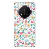 Honor Magic 7 Lite Uyumlu Dekoratif Çiçekler Baskılı Silikon Kılıf