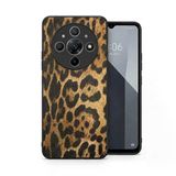 Honor Magic 8 Lite Uyumlu Kılıf Leopar Desenli Kapak Hlt-Leopar