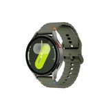 Honor Magic Watch 2 42 mm İle Uyumlu (20 Mm) Dalgalı Dikiş Detaylı Silikon Saat Kordonu Haki 42 mm
