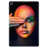 Honor Pad X8 10.1" ile Uyumlu Desenli Silikon Tablet Kılıfı, Festival Makyajı, Çok Renkli avonm-v-cvr460400