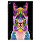 Honor Pad X8 10.1" ile Uyumlu Desenli Silikon Tablet Kılıfı, Kedi-Art, Çok Renkli avonm-v-cvr460444