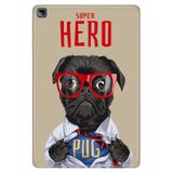 Honor Pad X8 10.1" ile Uyumlu Desenli Silikon Tablet Kılıfı, Superhero Pug avonm-v-cvr460524