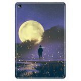 Honor Pad X8 10.1" ile Uyumlu Desenli Silikon Tablet Kılıfı, UV Baskılı, Ay Tasarımı avonm-v-cvr460472