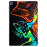 Honor Pad X8 10.1" ile Uyumlu Desenli Silikon Tablet Kılıfı, UV Baskılı, Boyaların Dansı, Çok Renkli avonm-v-cvr460369