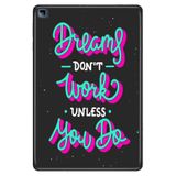 Honor Pad X8 10.1" ile Uyumlu Desenli Silikon Tablet Kılıfı, UV Baskılı, Motto Dreams avonm-v-cvr460474