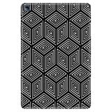 Honor Pad X8 10.1" ile Uyumlu Tablet Kılıfı, Desenli Silikon, MonoChrome, Geometrik Desen avonm-v-cvr460471