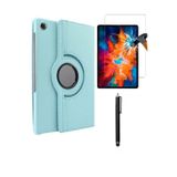 Honor Pad X8A 11 Inç Uyumlu 360° Dönerli Tablet Kılıfı 3lü Set - Mavi