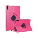 Honor Pad X8a Uyumlu 11 İnç Döner Standlı Tablet Kılıfı Kapaklı Kılıf pembe