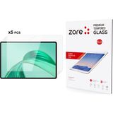 Honor Pad X8A Uyumlu Zore 5in1 Tablet Temperli Cam Ekran Koruyucu - Şeffaf