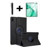 Honor Pad X8b 11 İnç 2026 360° Dönebilen Standlı Tablet Kılıfı Ekran Koruyucu Ve Kalem Seti Siyah