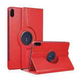 Honor Pad X8b 11 İnç 2026 Kılıf 360° Dönebilen Uyku Modlu Standlı Pu Deri Tablet Kapaklı Kılıf Kırmızı