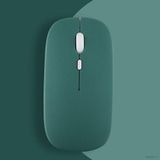 Honor Tablet İle Uyumlu Şarj Edilebilir Sessiz Mouse Bluetooth + 2.4Hz Wifi Kablosuz Mouse Fare Haki